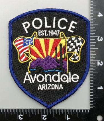 AVONDALE (AZ) POLICE DEPARTMENT SHOULDER PATCH - SEW ON.